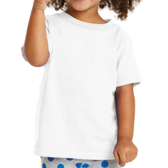 Girl T-shirt Toddler Tee White - Picture 3 of 6